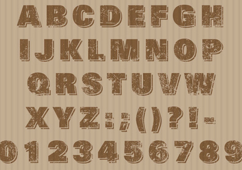 Cardboard Box Type - Kostenloses vector #317601