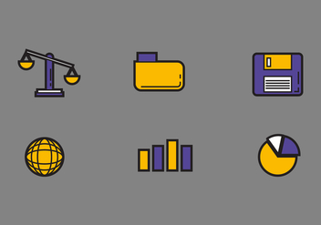 Free Law Office Vector Icons #1 - бесплатный vector #326611