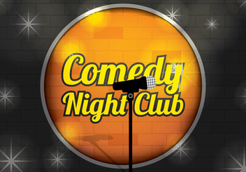 Comedy Club Background Vector - Free vector #328781