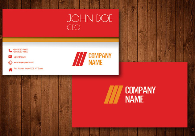 Creative Business Card - Free vector #330551