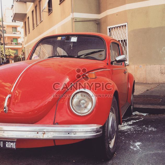 Red Volkswagen car - image #331971 gratis