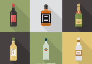 Free Alcoholic Beverages Vector Icons - Free vector #332571