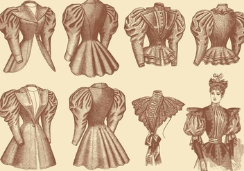 Old Style Clothes - vector gratuit #333351 