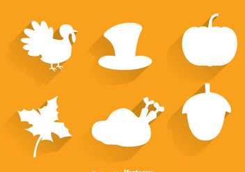 Thanksgiving Silhouette Icons - Free vector #333861