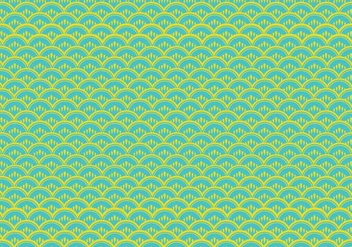 Fish Scale Pattern Vector - Free vector #333881