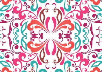 Summer seamless floral background - Free vector #334011