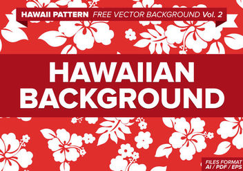 Hawaiian Pattern Free Vector Background Vol. 2 - vector #334571 gratis