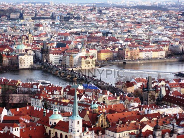 Prague from height in winter - image gratuit #335131 