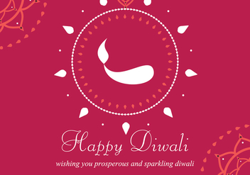 Happy Diwali Background - vector #335611 gratis