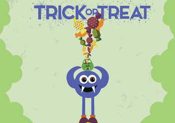 Free Monster Trick Treat Vector - Free vector #336021