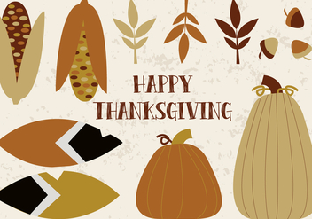 Free Thanksgiving Collage Vector - vector gratuit #336031 