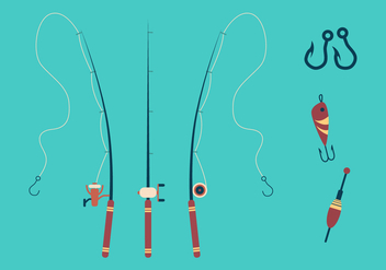 Vector Fishing Hook - vector gratuit #336071 
