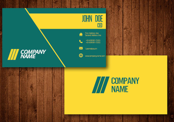 Creative Business Card - Free vector #336191
