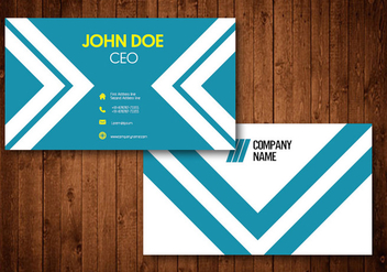 White Stripe Creative Business Card - бесплатный vector #336591