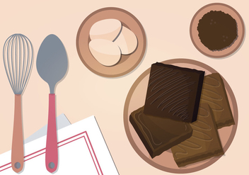 Brownies Vector Illustration - Free vector #336821