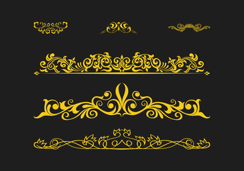 FREE SCROLLWORK VECTOR 2 - Free vector #337111