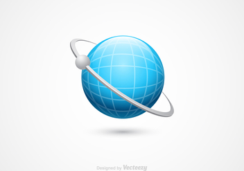 Free 3D Globe Vector Icon - vector gratuit #337601 