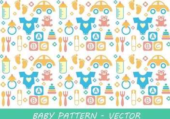 Baby Pattern Vector - Kostenloses vector #342251
