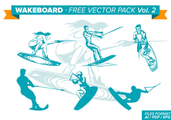 Wakeboard Free Vector Pack - бесплатный vector #343361
