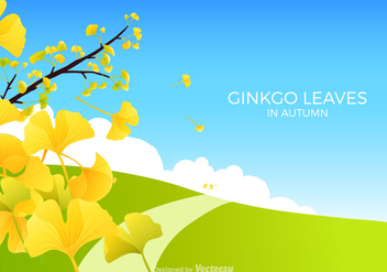 Free Ginkgo Bilboa Vector Illustration - vector gratuit #345941 