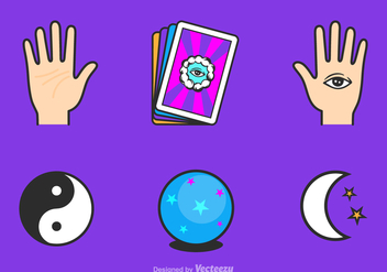 Free Fortune Teller Vector Icons - Free vector #348121