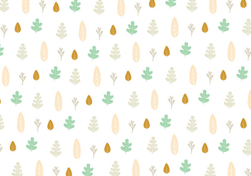 Leaf icon pattern background - vector #349121 gratis