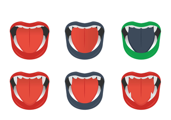 Dracula Teeth - Free vector #349371