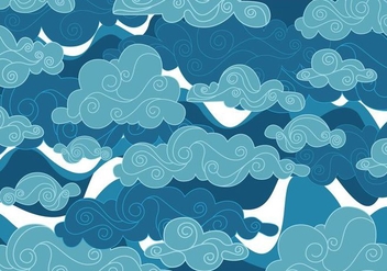 Chinese Clouds Vector - Kostenloses vector #349551