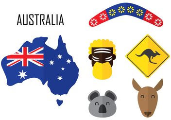 Australia Icon - Kostenloses vector #349831