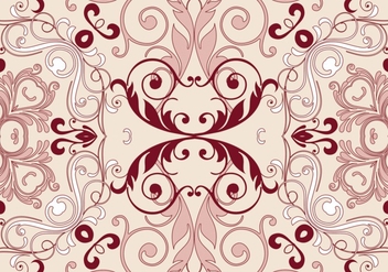 Floral pattern background - vector #350551 gratis