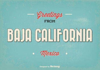 Baja California Mexico Greeting Illustration - Free vector #352741