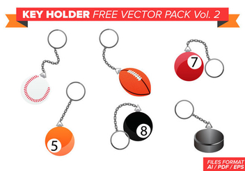 Key Holder Free Vector Pack Vol. 2 - vector #353561 gratis