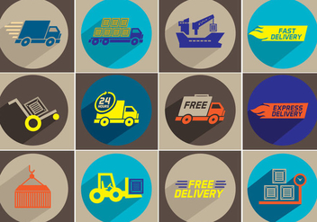 Delivery Vector Icons - Free vector #353851