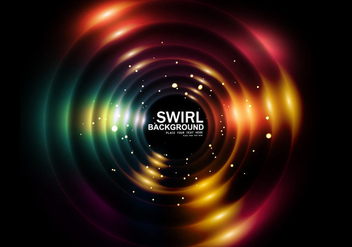 Abstract Circular Colorful Swirl - vector gratuit #354471 