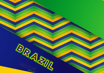 Colorful Pattern Of Brazilian Flag - Free vector #354631