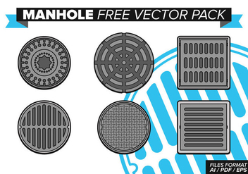 Manhole Free Vector Pack - vector gratuit #355481 