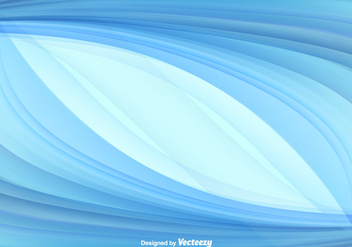 Blue Abstract Swish Vector Background - vector gratuit #355781 