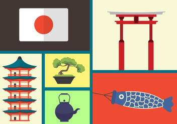Japanese Vector Icons - vector gratuit #356901 