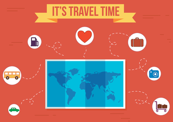 Free Travel Time Vector - Kostenloses vector #357251