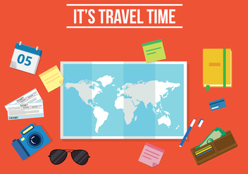Free Travel Time Vector - vector gratuit #357311 