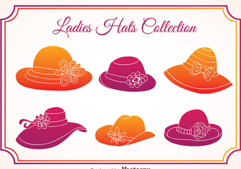 Ladies Hats Vector - vector #357921 gratis
