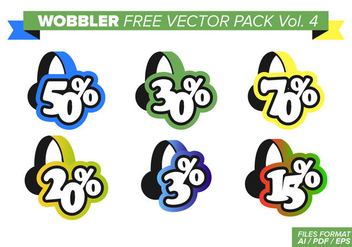 Wobbler Free Vector Pack Vol. 4 - vector gratuit #357961 