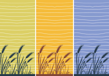 Rice Wallpaper Illustration of the house vector - бесплатный vector #358101