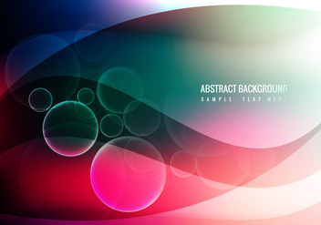 Free Colorful Waves Vector Background - бесплатный vector #358681