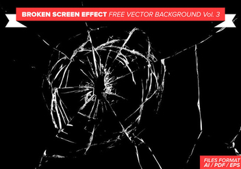 Broken Screen Effect Free Vector Background Vol. 3 - бесплатный vector #358841