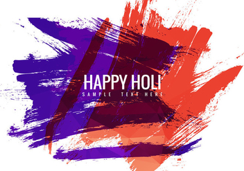 Free Holi Festival Vector Background - Free vector #358871