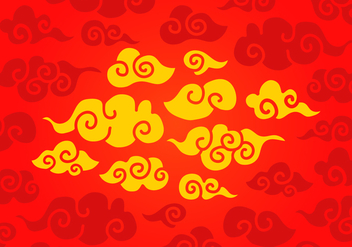Vector Chinese Clouds - бесплатный vector #358891