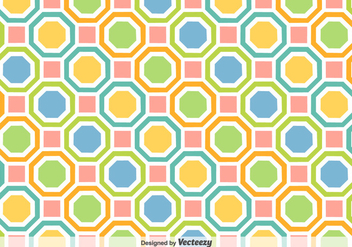 Vector Background With Colorful Geometric Figures - vector gratuit #360791 