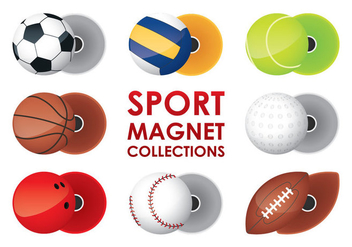 Sport Magnet Collections - Kostenloses vector #361021