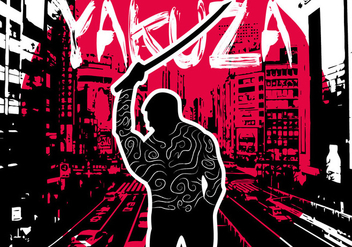Yakuza Background Illustration Vector - vector gratuit #361511 